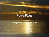 PowerPoint Template - scenery of the ocean
