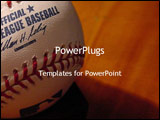 PowerPoint Template - Baseball Close up