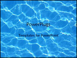 PowerPoint Template - water in a pool
