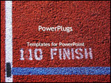 PowerPoint Template - Finish line on field