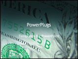 PowerPoint Template - abstract image of currency