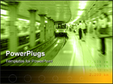 PowerPoint Template - Subway station