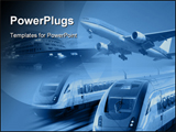 PowerPoint Template - Collage of Transportation industry