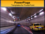PowerPoint Template - driving through the midtown tunnel