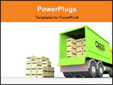 PowerPoint Template - cargo-truck #1.