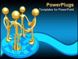 PowerPoint Template - A Concept And Presentation Figure in 3D