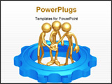 PowerPoint Template - A Concept And Presentation Figure in 3D
