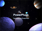 PowerPoint Template - Planets in orbit