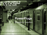PowerPoint Template - canal street station in downtown