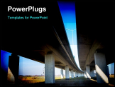 PowerPoint Template - Under the highway, Urban scene
