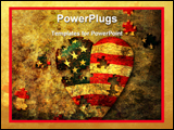 PowerPoint Template - image showing USA