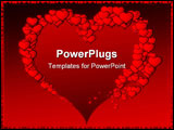PowerPoint Template - red valentine
