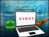 PowerPoint Template - Image of virus concept in 3D style