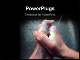 PowerPoint Template - hands washing.