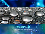 PowerPoint Template - water drops