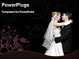 PowerPoint Template - bride and groom dancing