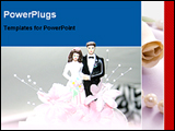 PowerPoint Template - beautiful wedding cake