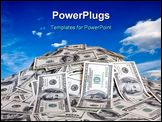 PowerPoint Template - big pile of the money. dollars usa