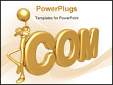 PowerPoint Template - A Concept And Presentation Figure in 3D