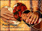 PowerPoint Template - wedding rings on display