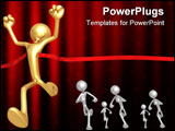 PowerPoint Template - A Concept And Presentation Figure in 3D