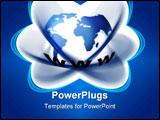 PowerPoint Template - www concept in white and blue