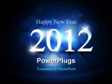 PowerPoint Template - happy new year vector background