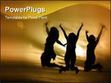 PowerPoint Template - Jumping with joy