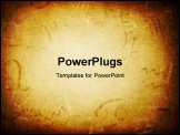 PowerPoint Template - Texture of old paper with zodiac signs abstract astrology theme background.